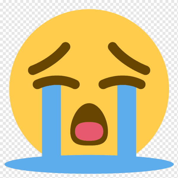 Грустный Плачущий смайлик