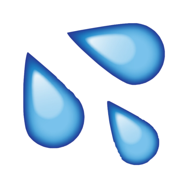 Смайлик капли