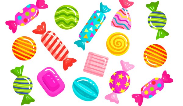 Стикеры конфеты