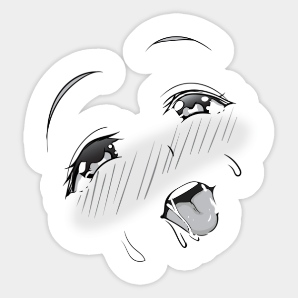 Аниме глаза и рот без фона