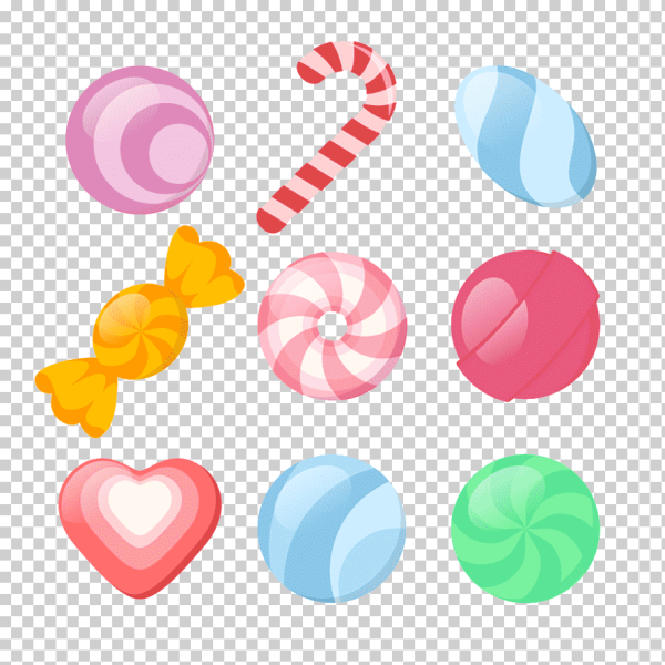 Конфетка нарисованная