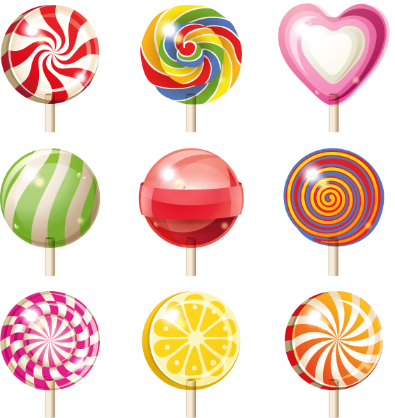 Макет для печати на леденцах