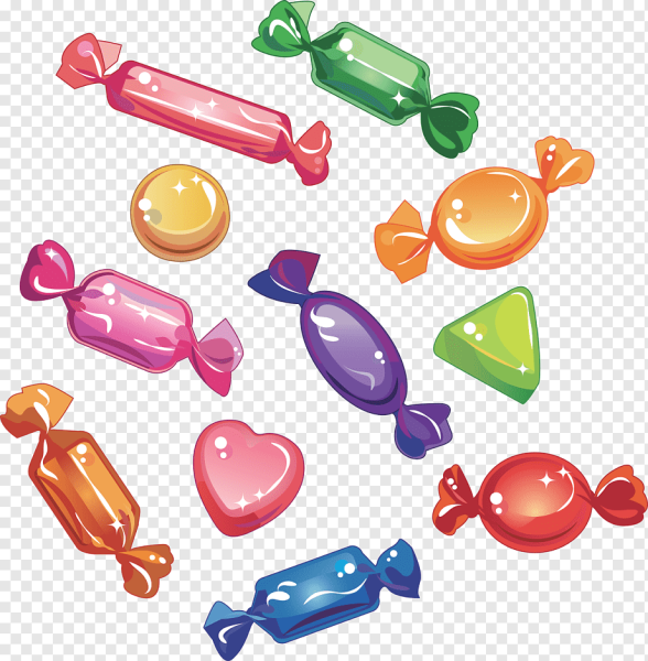 Рисованные конфеты в детском саду