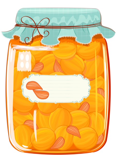 Рисование банка варенья