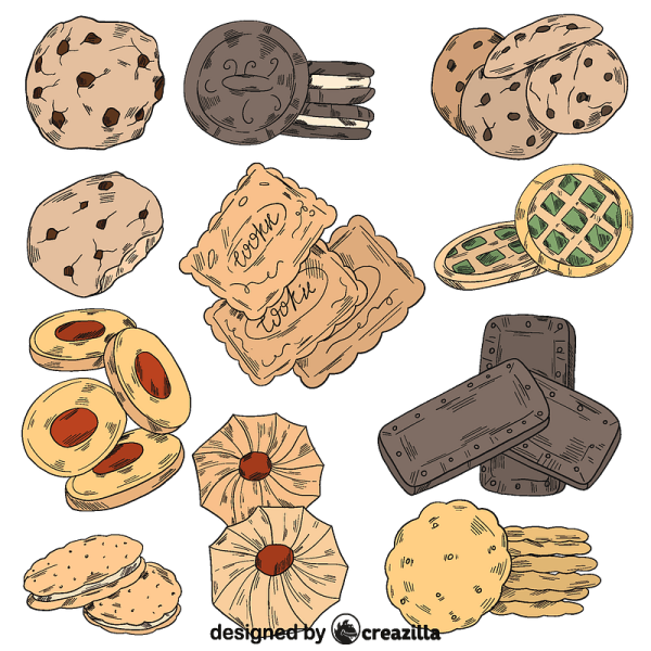 Печенье векторное