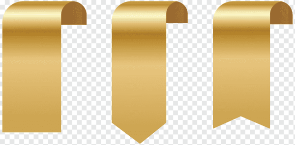 Золотая лента для фотошопа