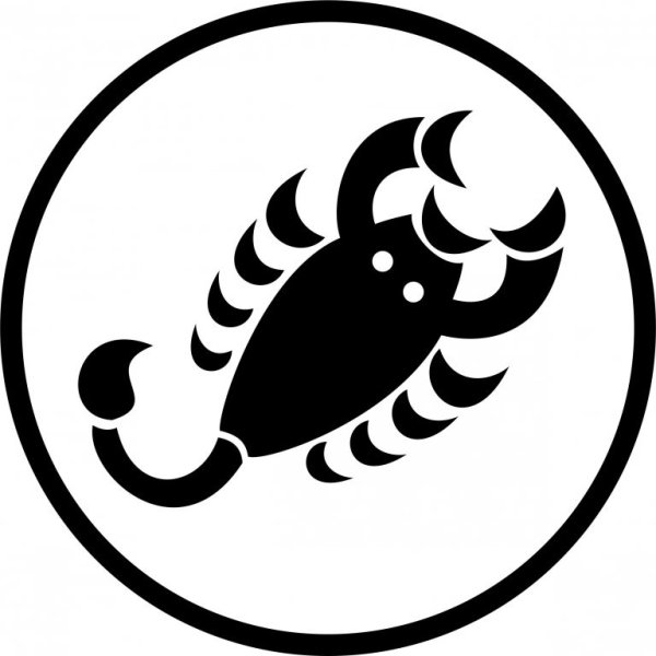 Наклейка Скорпион