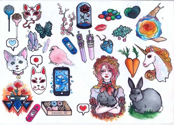Стикеры от художников
