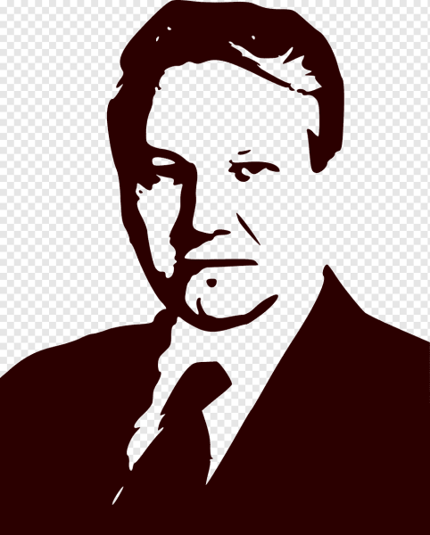 Ельцин силуэт