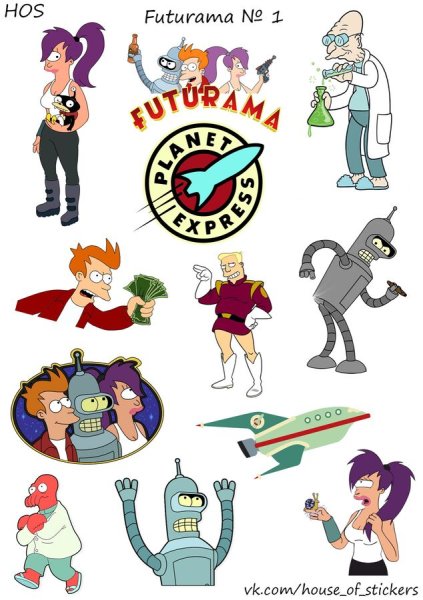 Футурама персонажи имена