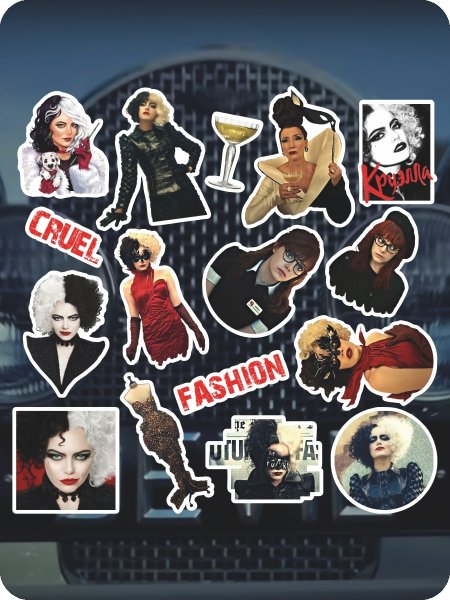 Круэлла де Виль силуэт