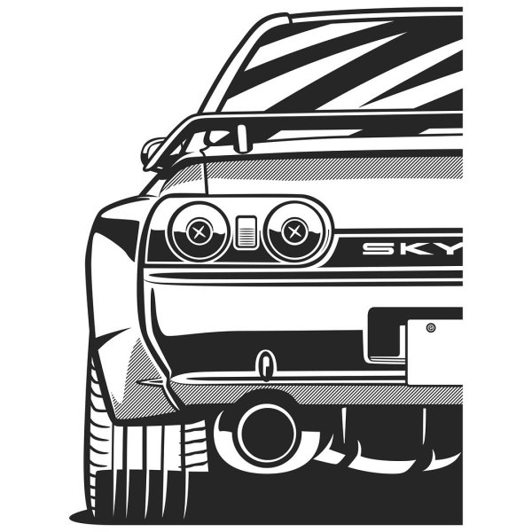 Stickers Nissan Skyline r32