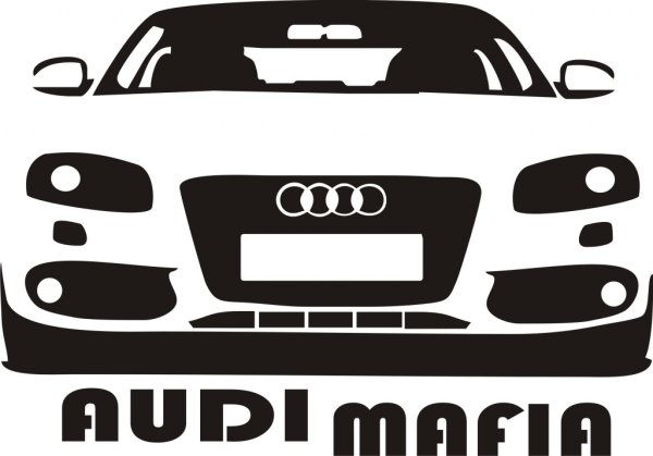 Наклейки на авто Ауди