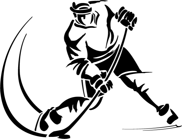 Трафарет хоккей