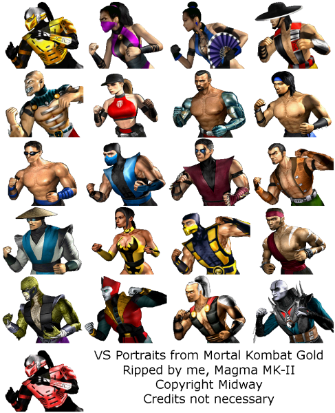 МК 4 Голд персонажи