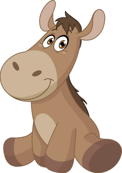 Наклейки ослик на кабинку