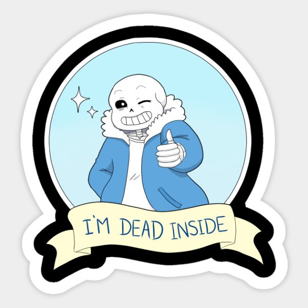 Dead inside Стикеры