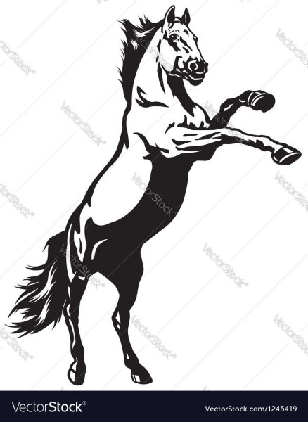 Единорог силуэт