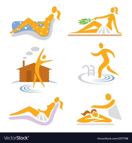 Векторные изображения массаж