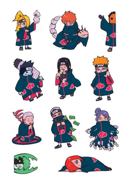 Чиби из Наруто Акацуки