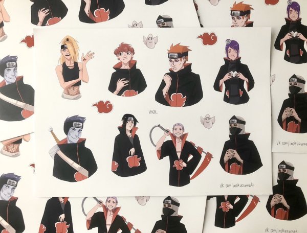 Стикеры Акацуки