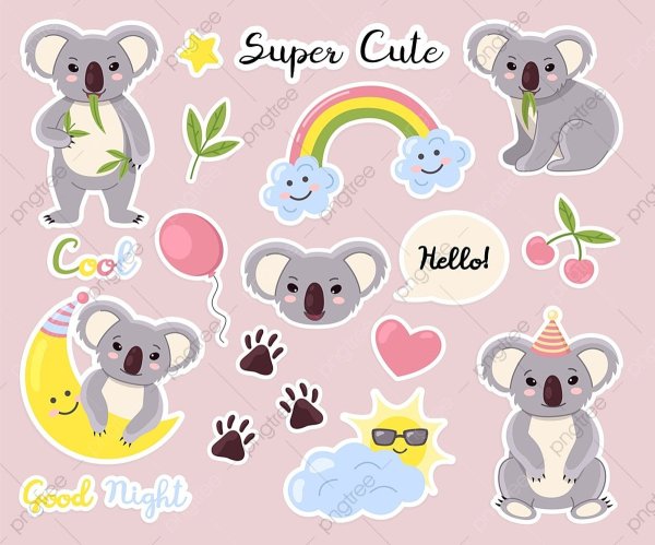 Стикеры милашки