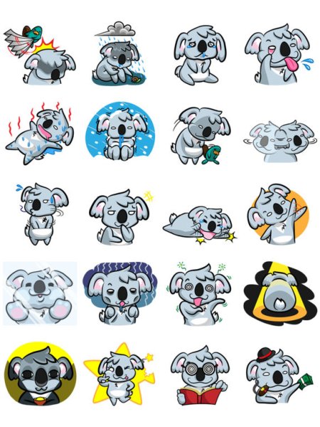 Коала стилизация