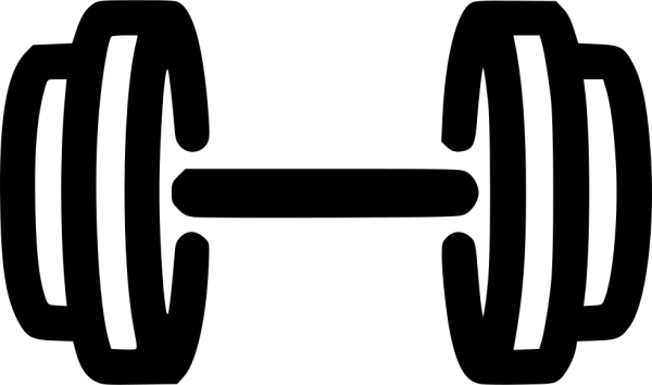 Гантеля значок
