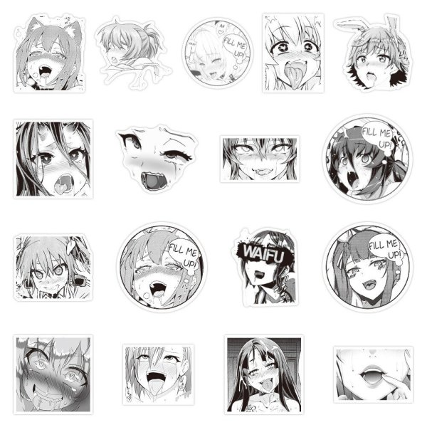 Ахегао Стикеры