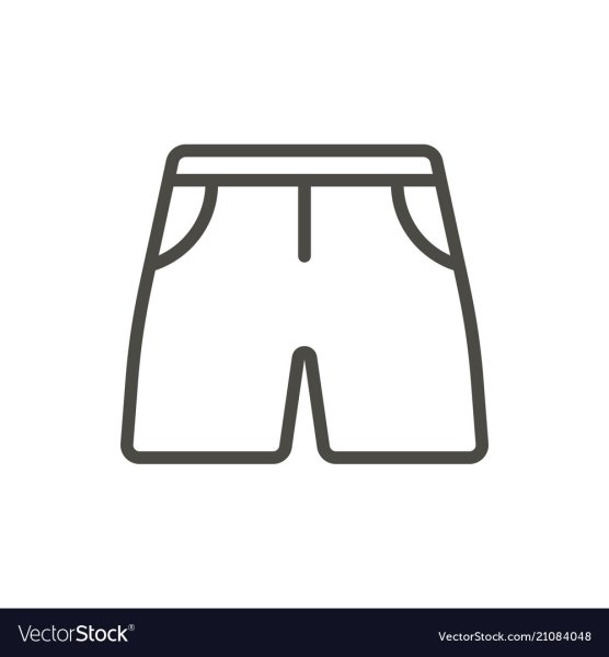 Шорты вектор иконка