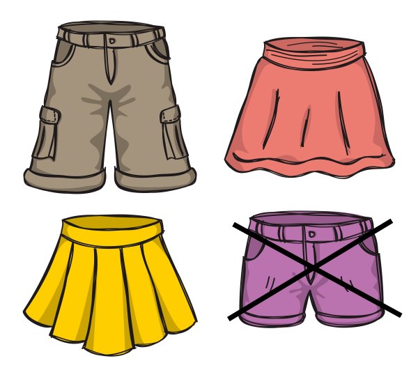 Мультяшная одежда шорты