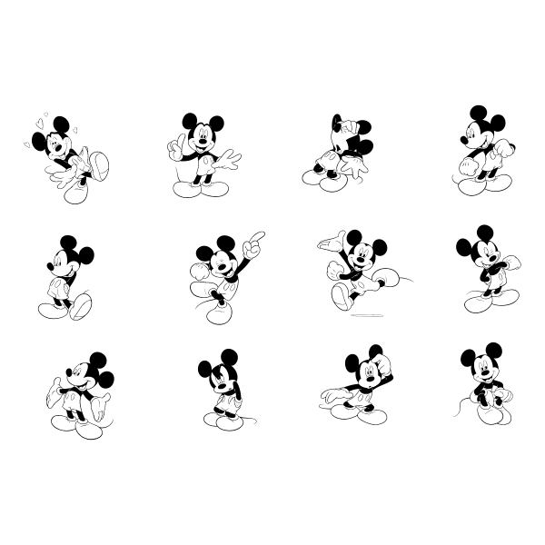 Мультяшные тату эскизы