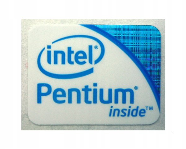 Intel Pentium 4 наклейка
