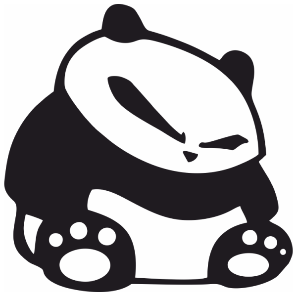 JDM Панда наклейки на авто
