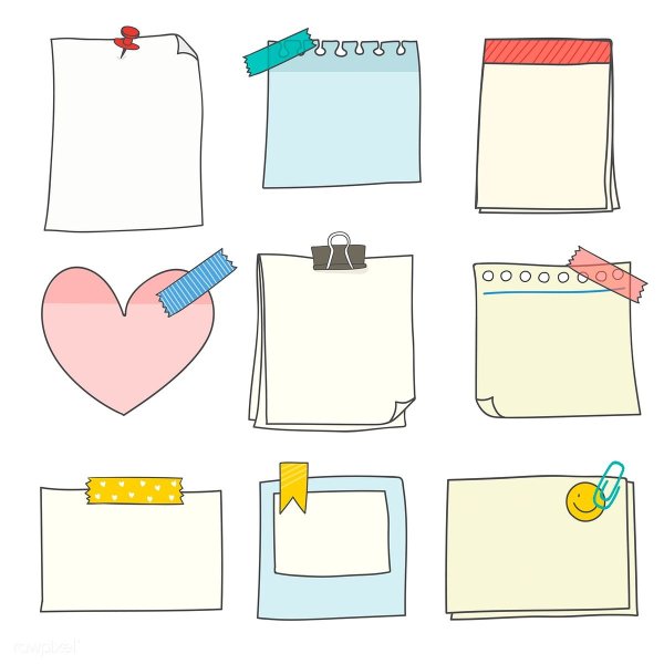 Красивые наклейки для ежедневника