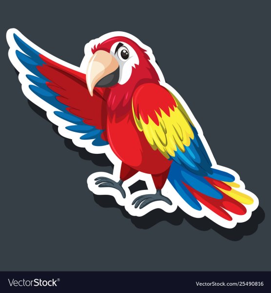 Стикеры попугай
