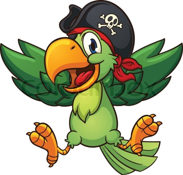 Стикеры попугай