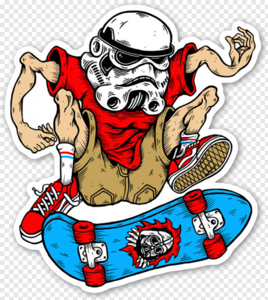 Стикеры на скейт