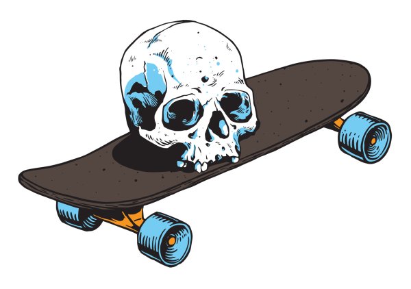 Скейтборд Fila Skates Skull