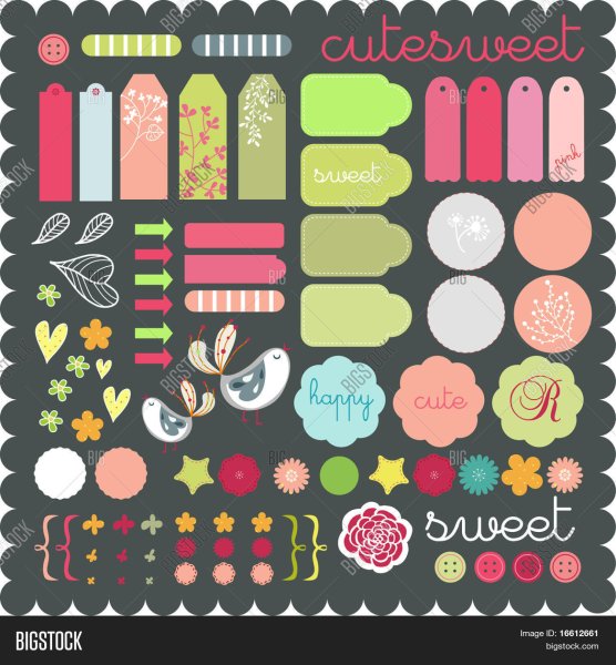 Скрапбукинг вектор