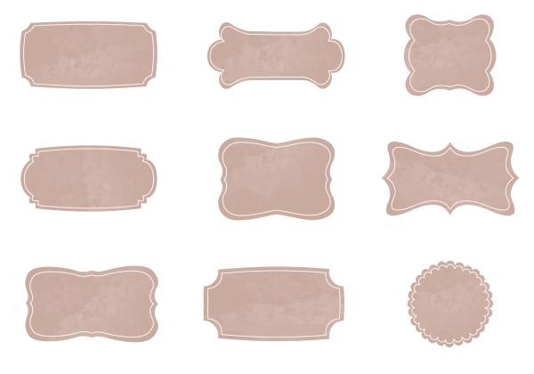 Фигурная этикетка