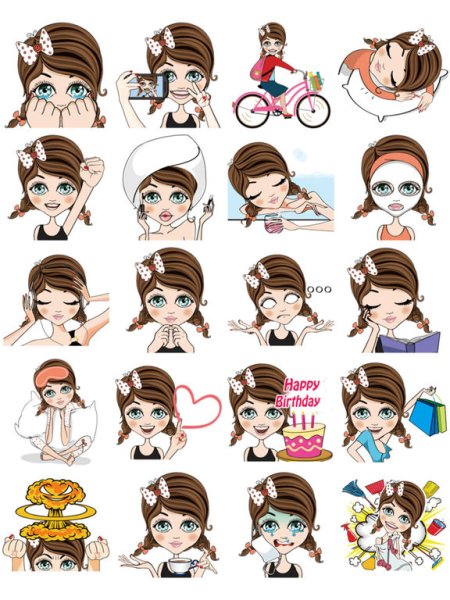 Фитнес нарисованный