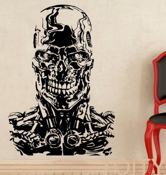 Трафарет Терминатор