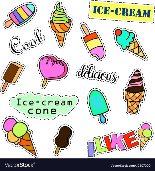 Мороженое рожок