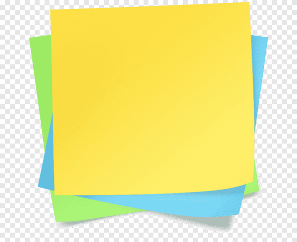 Цветные листочки для заметок