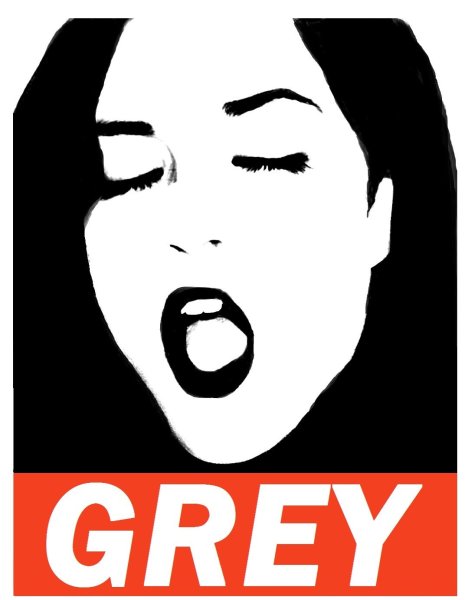 Грубый стикер руки