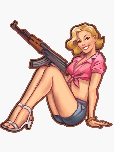 Наклейки КС го для девочек