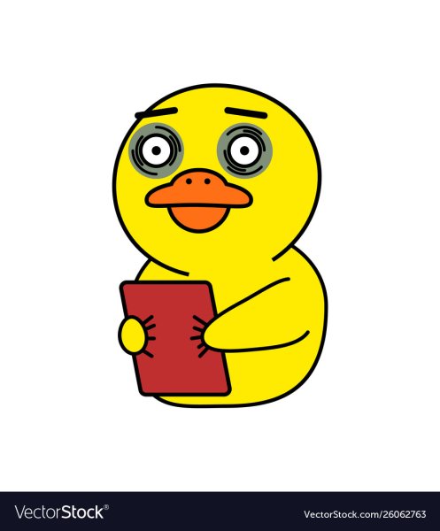 Стикеры утка корейская