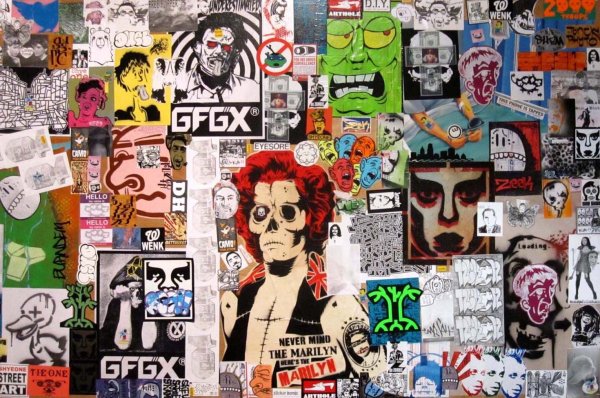 Наклейка (стикер) Street Art