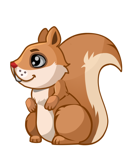 Мультипликационный герой белка